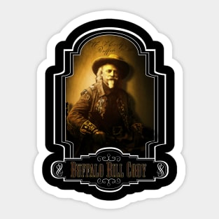 Buffalo Bill Cody Design Sticker